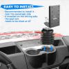 imageKEMIMOTO UTV Hunting Tool Holder Rack Tool Holder Compatible with Polaris Ranger and General Mount on The Dash Cup Holder or Cargo Bed Shovel Mount Bow Rack