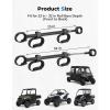 imageKEMIMOTO UTV Overhead Tool Holder Rack Hunting Tool Holder Rack Roof Mounted Tool and Bow Rack for 23 in  32 in Roll Bars Depth Front to Back Compatible with Polaris Ranger MuleUTVs with 2332 rollbar width