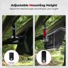 imageKEMIMOTO UTV Rear View Mirror Toolfree Adjustable Height Mirrors Compatible with Polaris Ranger 500 570 900 XP 1000XPCrew 20172025 Factory Drop Down Mounting Tab Required Replace 2879969
