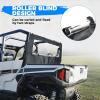 imageKEMIMOTO UTV Rear Window Soft Windshield Compatible with Polaris General 1000 4 1000 XP 1000 XP 4 1000 Clear Window PVC Waterresistant Soft Rear Back Panel