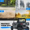 imageKEMIMOTO UTV Rear Window Soft Windshield Compatible with Polaris General 1000 4 1000 XP 1000 XP 4 1000 Clear Window PVC Waterresistant Soft Rear Back Panel