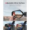 imageKEMIMOTO UTV Side Mirrors ampamp Center Mirror Compatible with Can Am Maverick Trail Sport MAX 20182025 Commander Adjustable Rear View Mirror Replace OEM715004924 715003638 715003639