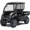 imageKEMIMOTO UTV Windshield Compatible with Kawasaki Mule 600 Mule 610 4x4 XC SE 20052016 Clear Fold Up Window UTV Full Front Windshield Accessories