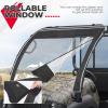 imageKEMIMOTO UTV Windshield Compatible with Kawasaki Mule 600 Mule 610 4x4 XC SE 20052016 Clear Fold Up Window UTV Full Front Windshield Accessories