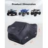 imageKEMIMOTO Universal ATV Cover Waterproof 4 Wheeler Quad Cover Compatible with Polaris Sportsman 570450 Fourtrax CanAm Kawasaki CFMOTO 827LX512W X465H inchM827 X 512 X 465