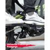 imageKEMIMOTO Universal Passenger Footpegs Compatible With Enduros and Surron Segway X160 X260 Motorcycle Dirt Bike Footpegs Dirt Bike Passenger Pedals Black