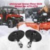 imageKEMIMOTO Universal Snow Plow Skid Shoes ATV UTV Compatible with RZR 900S 1000XP Trail Ranger General Sportsman Pioneer Rhino Mule Repalce 2873423