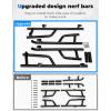 imageKEMIMOTO Upgrade 4 Seater Rock Sliders Nerf Bars Compatible with Polaris General 4 1000 XP 4 1000 20172025 Black Steel Tubing Side Bumper Protection Frame Accessories Replace 2881992