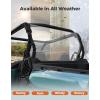 imageKEMIMOTO Vented Rear Windshield Compatible with CanAm Commander ampamp Commander Max 7001000R 2021 2022 2023 2024 202515quotThick Clear Polycarbonate Rear Window Stronger than Glass Full WindscreenClear