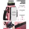 imageKEMIMOTO Water Bottle Holder Bag Water Bottle Carrier with Adjustable Shoulder Strap Water Bottle Pouch Holder for Hiking Camping Fishing Compatible with YETI STANLEY SLM 32 oz 40 oz 64 ozPink