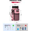 imageKEMIMOTO Water Bottle Holder Bag Water Bottle Carrier with Adjustable Shoulder Strap Water Bottle Pouch Holder for Hiking Camping Fishing Compatible with YETI STANLEY SLM 32 oz 40 oz 64 ozPink
