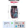 imageKEMIMOTO Water Bottle Holder Bag Water Bottle Carrier with Adjustable Shoulder Strap Water Bottle Pouch Holder for Hiking Camping Fishing Compatible with YETI STANLEY SLM 32 oz 40 oz 64 ozBlack Color Flower