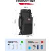 imageKEMIMOTO Water Bottle Holder Bag Water Bottle Carrier with Adjustable Shoulder Strap Water Bottle Pouch Holder for Hiking Camping Fishing Compatible with YETI STANLEY SLM 32 oz 40 oz 64 ozBlack