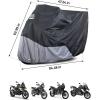 imageKemimoto Motorcycle Cover Adventure Compatible with R1250 GS Tenere 700 KLR 650 Africa Twin 1290 Super Adventure Transalp VStrom Waterproof Outdoor All Weather with Lock Hole Windproof Buckle