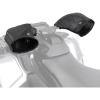 imageKEMIMOTO ATV Handlebar Gloves Universal Snowmobile Muffs with Thick Inner Fleece Compatible with Polaris Skidoo Arctic Cat Winter Handlebar Gauntlets for Scooter MotorcycleBlack