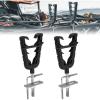 imageKEMIMOTO ATV UTV Hunting Tool Mount for 079 in  197 in Square Tube Tool Holder Rack with Rubber Straps