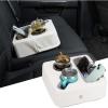 imageKEMIMOTO Back Seat Cup Holder for Car Couch Cup Holder Car Truck Boat Organizer Couch Sofa Bed Expander Tray Holds Drinks Snacks Remote Cell Mobile Phone BlackWhite