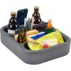 imageKEMIMOTO Boat Cup Holder Marine Cup Holders Boat Caddy OrganizerSnack Table Tray for Sofa or Car Seat