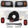 imageKEMIMOTO DS LED Light Kit Compatible with Club Car DS 1993 Newer Models Golf Cart Street Legal LED Headlight Tail Light Kit for Gas Electric Models