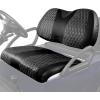 imageKEMIMOTO Golf Cart Diamond Front Seat Covers Compatible with Club Car Precedent Tempo ampamp Onward OEM Seats No Stapler Required Waterproof HeavyDuty PU Leather Easy Installation ampamp Enhanced Comfort