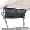 imageKEMIMOTO Golf Cart Overhead Storage Bag Compatible with 222 Passengers OEM 54quot Short Top EZGO RXV No Drilling 1680D Waterproof Ceiling Bag Black
