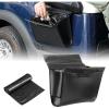 imageKEMIMOTO Golf Cart Trash Can Universal PU Leather Golf Cart Seat Storage Bag with Water Bottle Pocket ampamp Trash Bag Compatible with EZGO Club Car