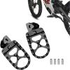 imageKEMIMOTO Motorcycle Foot Peg Foot Rest Compatible with Surron Light Bee XS Footpegs x260 and x160 Talaria Sting MX3 MX4 Talaria XXX Electric Dirt Bike BlackBlack