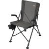 imageKEMIMOTO Portable Lightweight Folding Camping Chair 4 Legs Adjustable Height 220lbs Capacity Comfortable Breathable Stable Seats for Outdoor Hiking