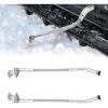 imageKEMIMOTO Snowmobile Ice Scratcher Kit 2Pcs Compatible with Polaris Arctic Cat Skidoo Reverse and NonReverse Gear Equipped Universal Snowmobiles Scratchers with Claw Replacement Accessories 1 Set