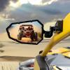 imageKEMIMOTO UTV Aluminum Side Mirrors with Adjustable Mirror Compatible with Can Am Maverick R 2024 2025 Shatterproof Glass