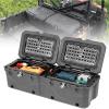imageKEMIMOTO UTV Bed Box Tool Box 29GAL Compatible with Polaris Ranger 1000  XP 1000  CREW XP 1000 20182025 110L Large Capacity Cargo Storage Box UTV Accessories
