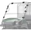 imageKEMIMOTO UTV Flip Windshield Compatible with Kawasaki Mule 3010 20032009 and Kawasaki Mule 3000 20052013 ScratchResistant Full Front Folding Clear Windshield