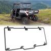 imageKEMIMOTO UTV Rear Window Preinstalled Back Windshield Compatible with Polaris Ranger XP 1000Crew 20172025 Polaris Ranger 1000Crew 20202025 Ranger XP 900Crew 20132019Clear