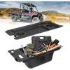 imageKEMIMOTO Under Seat Storage Box Compatible with Kawasaki Mule PROFX FXR FXT DX DXT 20152024 Underseat Storage Bin Black Organizer Tray Accessories Replace 999941463