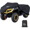 imageKEMIMOTO Universal ATV Cover Waterproof 4 Wheeler Quad Cover Compatible with Polaris Sportsman 570450 Fourtrax CanAm Kawasaki CFMOTO 827LX512W X465H inchM827 X 512 X 465