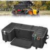 imageKEMIMOTO Upgrade ATV Storage Bag Rear Seat Gear Bag Four Wheeler Cargo Bag Thickened Cushion Back Seat for Passenger Compatible with Sportsman 450 500 570 Scrambler TRX FourTrax Outlander 570 Suzuki