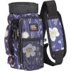 imageKEMIMOTO Water Bottle Holder Bag Water Bottle Carrier with Adjustable Shoulder Strap Water Bottle Pouch Holder for Hiking Camping Fishing Compatible with YETI STANLEY SLM 32 oz 40 oz 64 ozBlue White Flowers