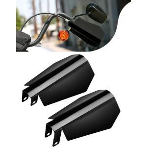 imageKEMIMOTO 1 Pair Motorcycle Handguards Coffin Cut Hand Shields Compatible with 20062023 2024 2025 Touring Models Street Glide Road King Electra Glide Heritage Classic with Cable Clutch