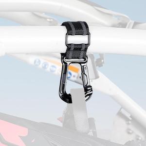 imageKEMIMOTO 2 Pack UTV Roll Cage Helmet Headset Hanger Hook Fits 15quot 20quot Roll Bar SXS Accessory Compatible with Polaris RZR Can Am