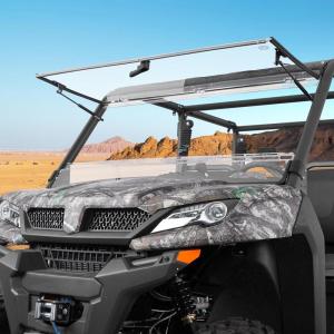 imageKEMIMOTO 2IN1 Flip Front Windshield Compatible with CFMOTO UFORCE 10001000 XL Scratch Resistant Fold Front Windshield Compatible with UFORCE 1000 20192025  1000 XL 20222025 Window Accessories