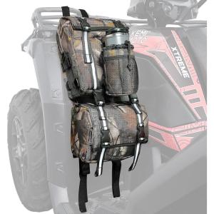 imageKEMIMOTO ATV Fender Bag 130 Larger Waterresistant Rear Storage Bags With Drink Holder Detachable ATV Gear Bag Compatible with Polaris Sportsman Scrambler FourTrax Can Am Grizzly Cfmoto KawasakiCamo