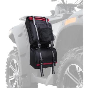 imageKEMIMOTO ATV Fender Bag 130 Larger Waterresistant Rear Storage Bags With Drink Holder Detachable ATV Gear Bag Compatible with Polaris Sportsman Scrambler FourTrax Can Am Grizzly Cfmoto KawasakiBlack