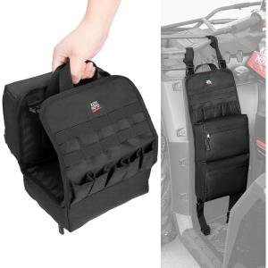 imageKEMIMOTO ATV Fender Bag Roll Up Tool Organizer Bag 1680D Portable Wrench Organizer Holder HeavyDuty Rear Front ATV Gear Fits for UTV Car for Mechanic Electrician Carpenter