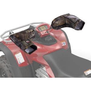 imageKEMIMOTO ATV Gloves TouchFriendly BagFront WindBreaking Guard Motorcycle Snowmobile Handlebar Mittens Compatible with Sportsman Scrambler FourTrax Grizzly Snowmobile BicycleCamo
