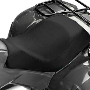 imageKEMIMOTO ATV Seat Cover Four Wheeler Seat Cover WaterResistant Universal Compatible with Polaris Sportsman Fourtrax CanAm Kawasaki Arctic Cat CFMOTO Blackblack