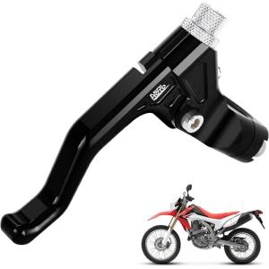 imageKEMIMOTO Black Short Stunt Clutch Lever Universal Handlebar Left 22 mm 78quot Compatible with Most Dirt Bike Motorcycle Compatible with CBR250R 20112013 Grom 20142016Black