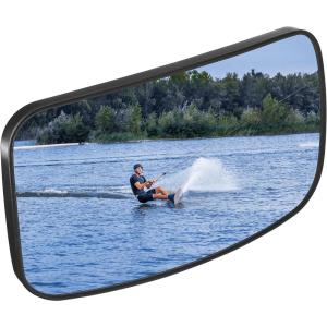 imageKEMIMOTO Boat Rear View Mirror Upgrade Marine Mirror with 300 Curved Surface 45quotx8quot Boat Clamp Mirrors for Ski Boat Pontoon Boat Water Skiing Watercraft Surfing