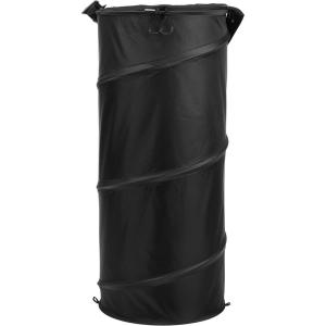 imageKEMIMOTO Boat Trash Can 50L Marine Caddy Black Bag Boating Trash Bags Reusable Waterproof Boat Garbage Storage for Marine Kayak Pontoon Boat Camping