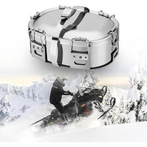 imageKEMIMOTO Exhaust Food Warmer UTV Stainless Muffler Exhaust Cooker Compatible with Arctic Cat Polaris ATV Motorcycle Snowmobile Lunch Box FoodGrade Hot Dogger Warmer