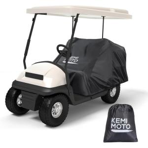 imageKEMIMOTO Golf Cart Seat Cover Protector 22 Passenger Compatible with EZGO Club Car Golf Cart Waterproof SunRain Seat Cover to Keep Dry and Protected